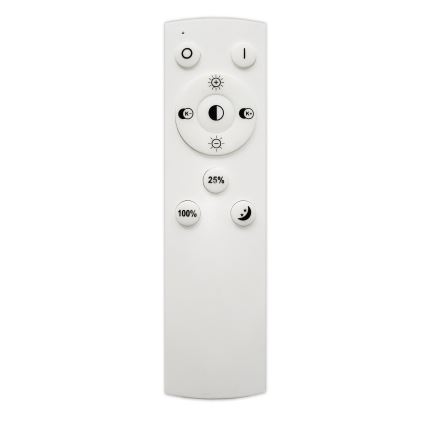 Top Light - Himmennettävä LED-kattokruunu johdossa LINE LED/30W/230V valkoinen + kauko-ohjaus