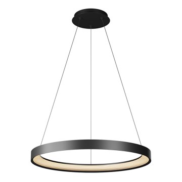 Top Light - Himmennettävä LED-kattokruunu johdossa ORBIT LED/40W/230V 3000-6500K halkaisija 50 cm musta + kauko-ohjaus