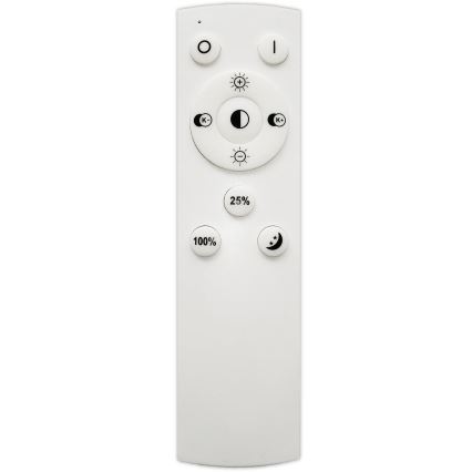 Top Light - Himmennettävä LED-kattokruunu johdossa ORBIT LED/40W/230V 3000-6500K halkaisija 50 cm valkoinen + kauko-ohjaus