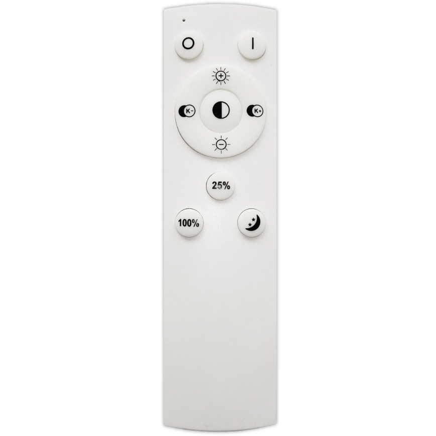 Top Light - Himmennettävä LED-kattokruunu johdossa ORBIT LED/40W/230V 3000-6500K halkaisija 50 cm valkoinen + kauko-ohjaus
