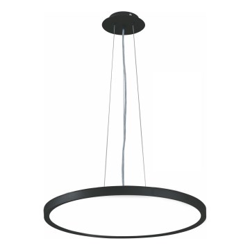 Top Light - Himmennettävä LED-kattokruunu johdossa REVIT LED/50W/230V 3000-6500K halkaisija 60 cm musta + kauko-ohjaus