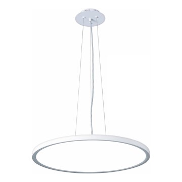 Top Light - Himmennettävä LED-kattokruunu johdossa REVIT LED/50W/230V 3000-6500K halkaisija 60 cm valkoinen + kauko-ohjaus