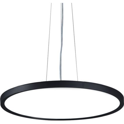 Top Light - Himmennettävä LED-kattokruunu johdossa REVIT LED/50W/230V 3000-6500K halkaisija 60 cm musta + kauko-ohjaus