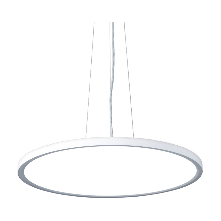 Top Light - Himmennettävä LED-kattokruunu johdossa REVIT LED/50W/230V 3000-6500K halkaisija 60 cm valkoinen + kauko-ohjaus