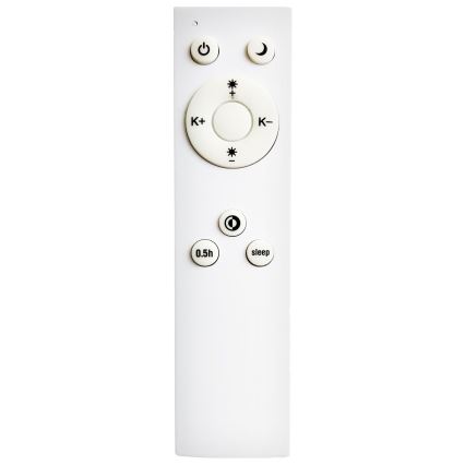 Top Light - Himmennettävä LED-kattokruunu johdossa REVIT LED/50W/230V 3000-6500K halkaisija 60 cm valkoinen + kauko-ohjaus