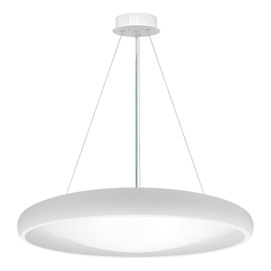 Top Light - Himmennettävä LED-kattokruunu johdossa SALERNO LED/60W/230V 3000-6500K halkaisija 60 cm valkoinen + kauko-ohjaus