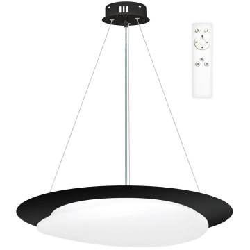 Top Light - Himmennettävä LED-kattokruunu johdossa STONE LED/51W/230V 3000-6500K + kauko-ohjaus