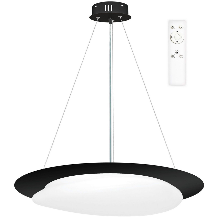 Top Light - Himmennettävä LED-kattokruunu johdossa STONE LED/51W/230V 3000-6500K + kauko-ohjaus