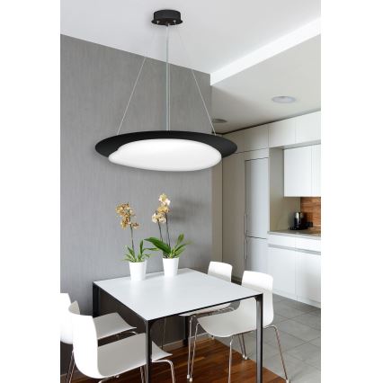 Top Light - Himmennettävä LED-kattokruunu johdossa STONE LED/51W/230V 3000-6500K + kauko-ohjaus