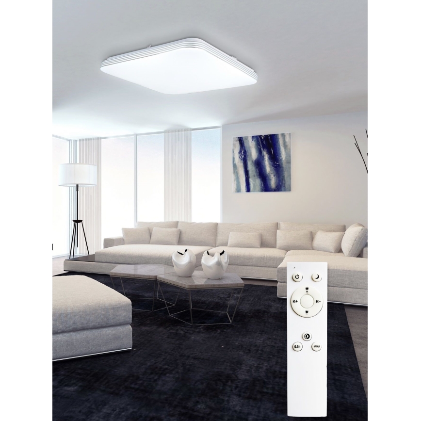 Top Light - Himmennettävä LED-kattovalaisin OCEAN LED/36W/230V 3000-6500K + kauko-ohjaus