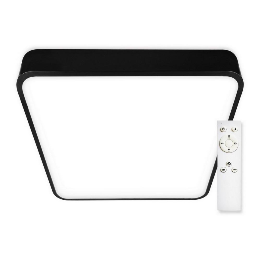 Top Light - Himmennettävä LED-kattovalaisin METAL LED/51W/230V kulmikas musta + kauko-ohjaus