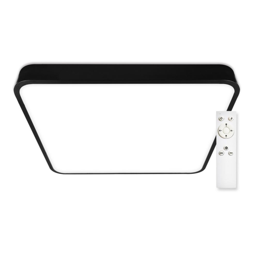 Top Light - Himmennettävä LED-kattovalaisin METAL LED/60W/230V kulmikas musta + kauko-ohjaus