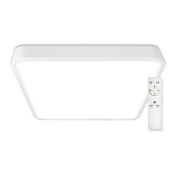 Top Light - Himmennettävä LED-kattovalaisin METAL LED/60W/230V kulmikas valkoinen + kauko-ohjaus