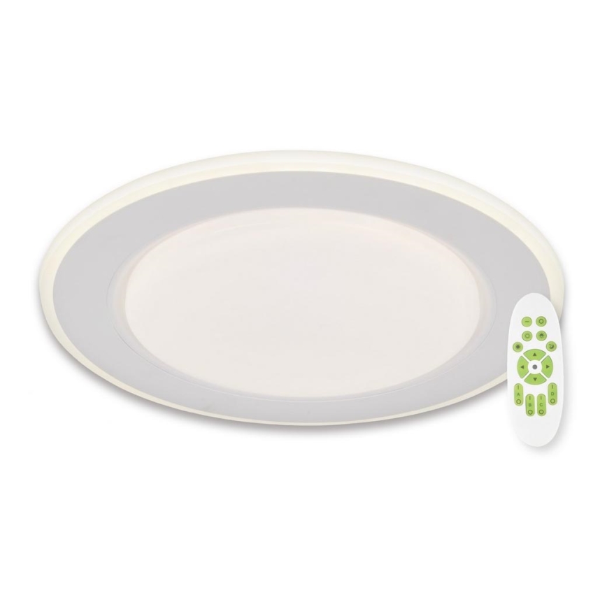 Top Light - Himmennettävä LED-kattovalaisin NORMAN LED/51W/230V halkaisija 39 cm valkoinen + kauko-ohjaus