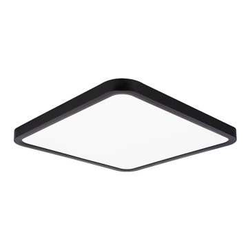 Top Light - Himmennettävä LED-kattovalaisin REVIT LED/36W/230V 3000-6500K 40x40 cm musta + kauko-ohjaus