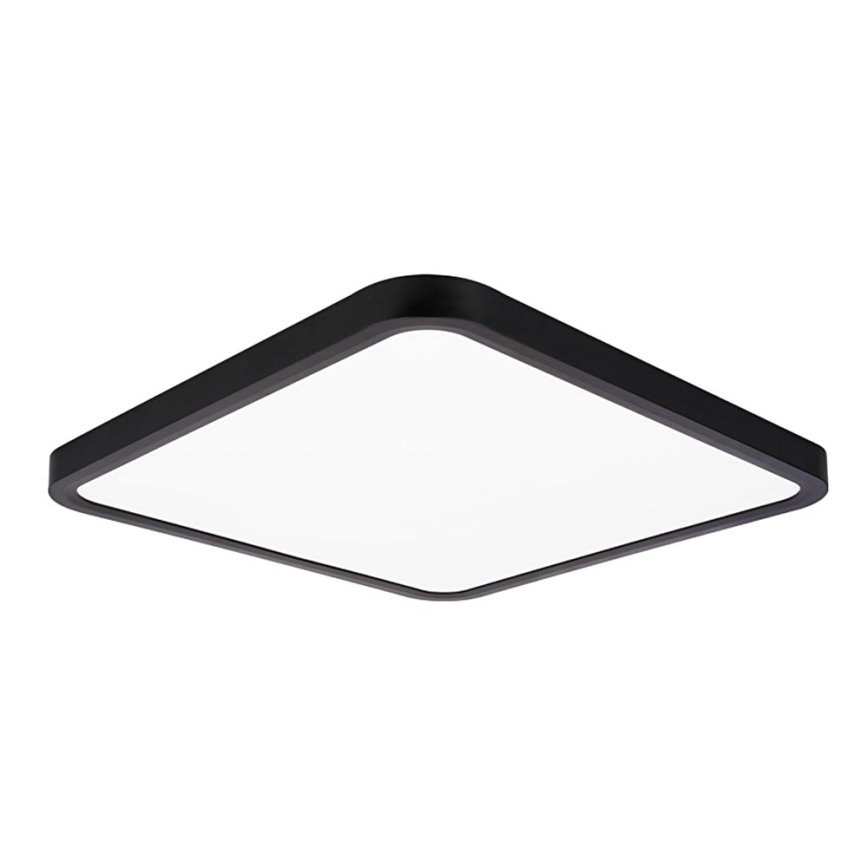 Top Light - Himmennettävä LED-kattovalaisin REVIT LED/36W/230V 3000-6500K 40x40 cm musta + kauko-ohjaus