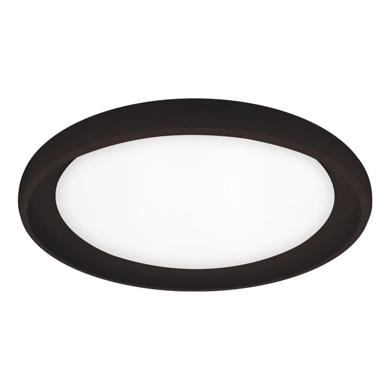 Top Light - Himmennettävä LED-kattovalaisin SALERNO LED/60W/230V 3000-6500K halkaisija 60 cm musta + kauko-ohjaus