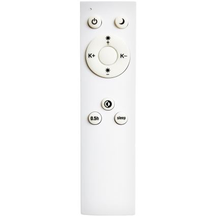 Top Light - Himmennettävä LED-kattovalaisin SALERNO LED/60W/230V 3000-6500K halkaisija 60 cm musta + kauko-ohjaus