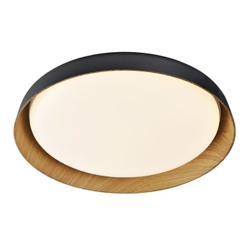 Top Light - Himmennettävä LED-kattovalaisin SATELLITE LED/36W/230V 3000-6500K halkaisija 43 cm musta/ruskea + kauko-ohjaus