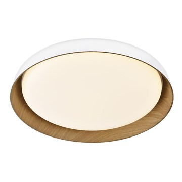 Top Light - Himmennettävä LED-kattovalaisin SATELLITE LED/36W/230V 3000-6500K halkaisija 43 cm valkoinen/ruskea + kauko-ohjaus