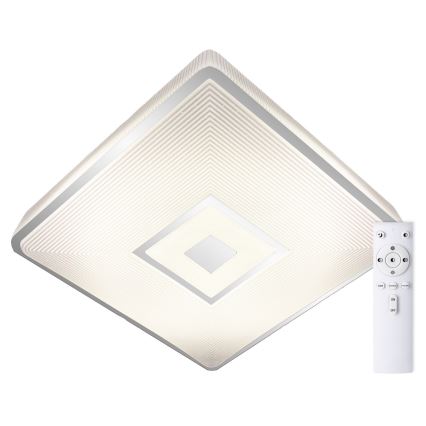 Top Light - Himmennettävä LED-RGB-kattovalaisin RAINBOW LED/24W/230V kulmikas + kauko-ohjaus
