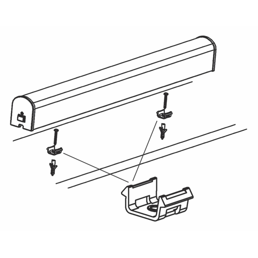 Top Light - Kylpyhuoneen LED-peilivalo ARIZONA LED/15W/230V IP44