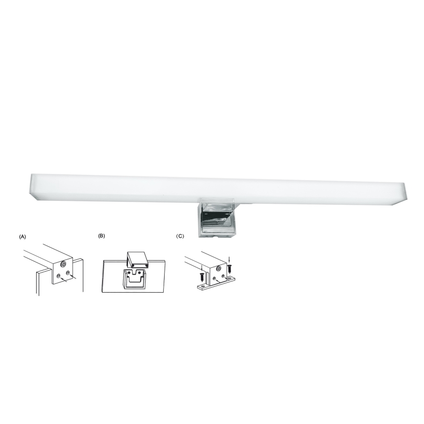 Top Light - Kylpyhuoneen LED-peilivalo OREGON LED/7W/230V 40 cm IP44