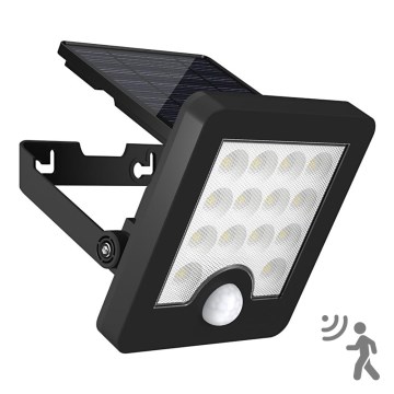 Top Light - LED Aurinkokenno seinä valonheitin anturilla HELEON S LED/5W/3,7V IP65 4000K