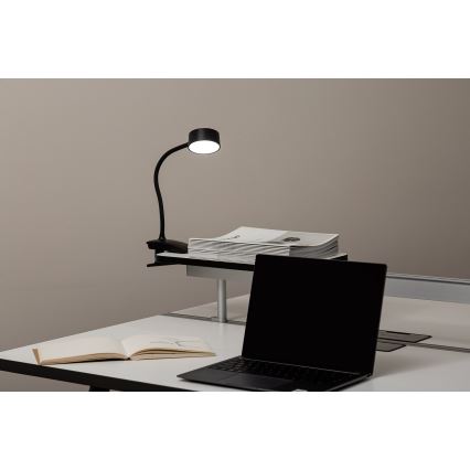 Top Light - LED Himennettävä kosketuspöytälamppu, jossa klipsi BELLA LED/4,8W/5V 3000-6500K musta