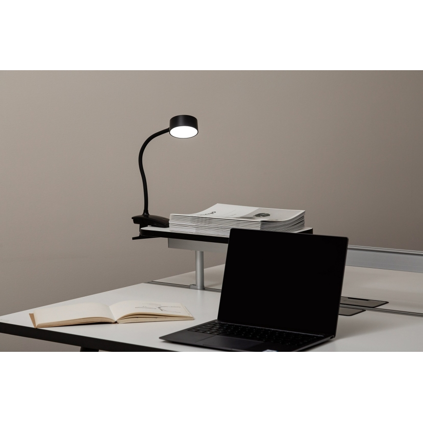 Top Light - LED Himennettävä kosketuspöytälamppu, jossa klipsi BELLA LED/4,8W/5V 3000-6500K musta
