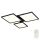 Top Light - LED-himmennyskattokruunu MERKUR LED/50W/230V 3000-6500K musta + kauko-ohjaus