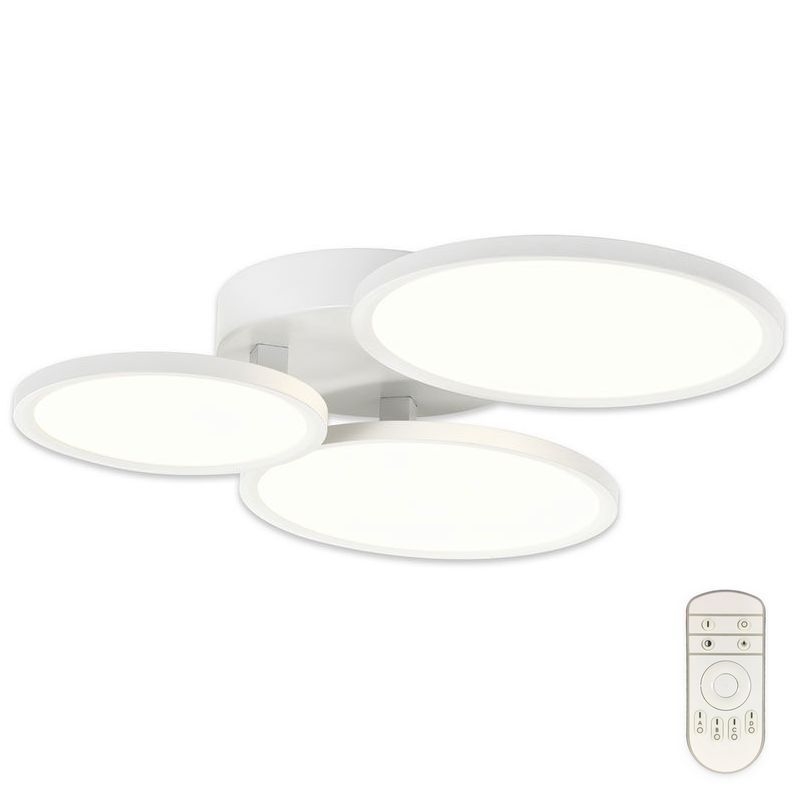 Top Light - LED-himmennyskattokruunu MERKUR LED/50W/230V 3000-6500K valkoinen + kauko-ohjaus
