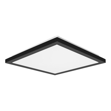 Top Light - LED-kattovalaisin kylpyhuoneeseen ONYX LED/10W/230V IP44 3000/4000/6500K 28x28 cm musta