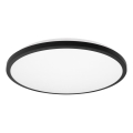 Top Light - LED-kattovalaisin kylpyhuoneeseen ONYX LED/10W/230V IP44 3000/4000/6500K halkaisija 29 cm musta
