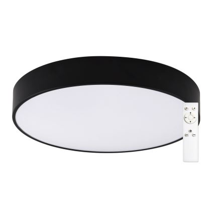 Top Light - Himmennettävä kylpyhuoneen LED-kattovalaisin PETAL LED/48W/230V IP44 3000-6500K halkaisija 48 cm musta + kauko-ohjaus