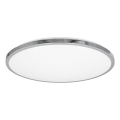 Top Light - LED-kattovalaisin kylpyhuoneeseen SILVER LED/18W/230V IP44 3000/4000/6500K halkaisija 34 cm kiiltävä kromi