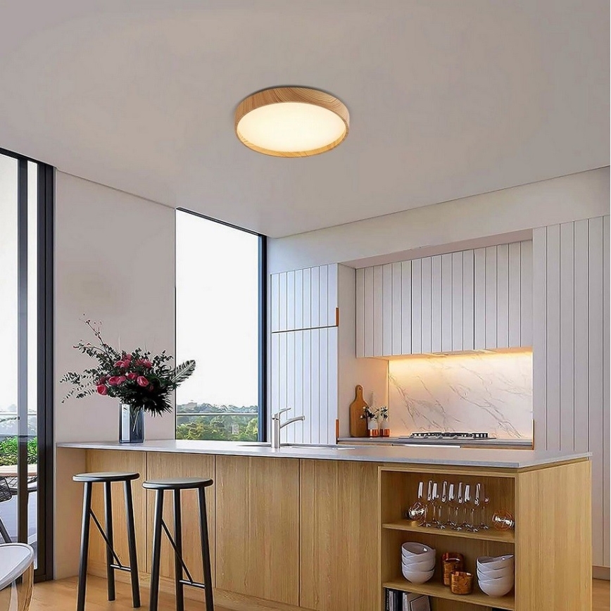 Top Light - LED-kattovalaisin VENDO LED/18W/230V 4000K valkoinen/beige