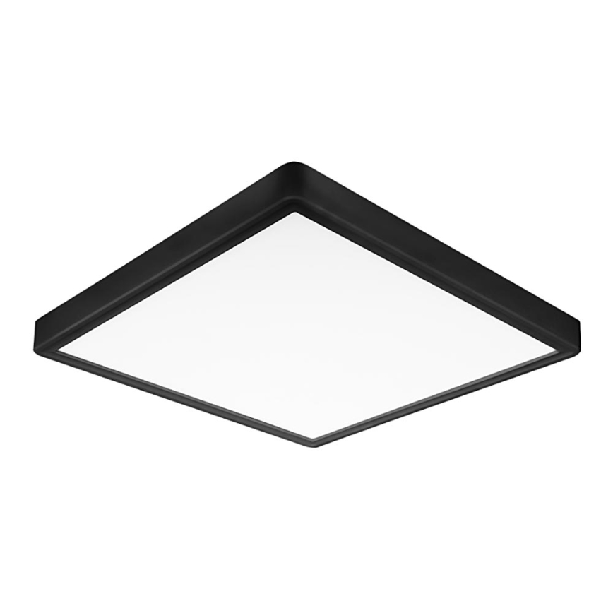 Top Light - LED-kattovalaisin REVIT LED/24W/230V 3000/4000/6500K 30x30 cm musta