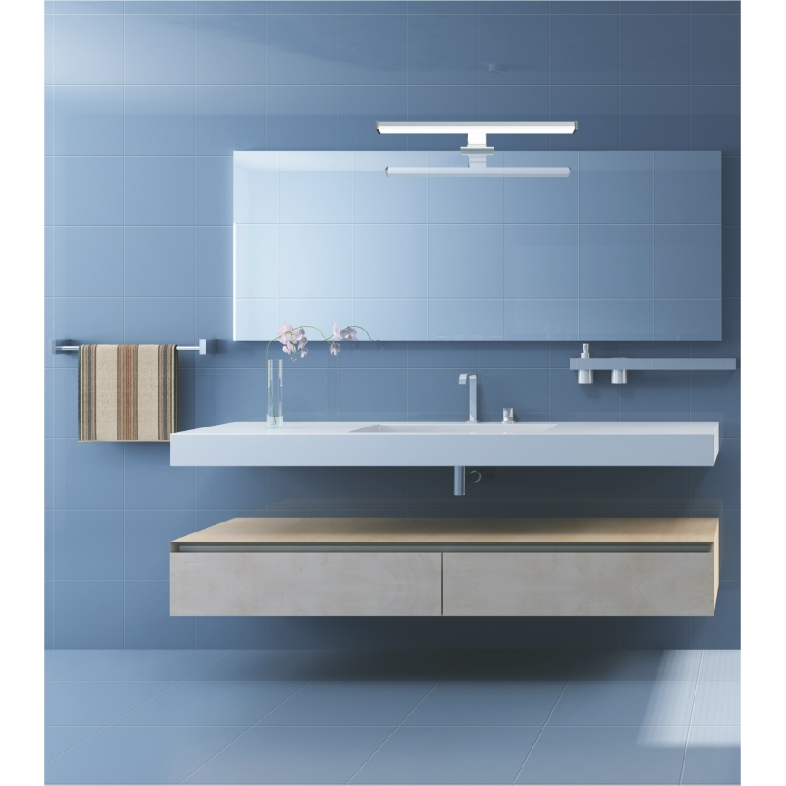 Top Light - LED Kylpyhuoneen peilivalaisin TEXAS MAX LED/12W/230V 3000/4000/6500K IP44 78 cm mattakromi