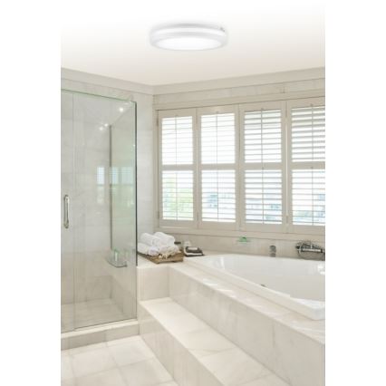 Top Light - LED-kylpyhuoneen valo COMET LED/15W/230V 3000/4000/6500K IP54 halkaisija 20 cm valkoinen