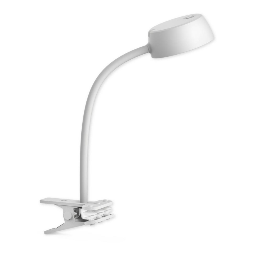 Top Light - LED-pöytävalaisin klipsillä LED / 4,5W / 230V valkoinen