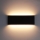 Top Light - LED-ulkoseinävalaisin OBLIGO LED/12W/230V IP65 musta