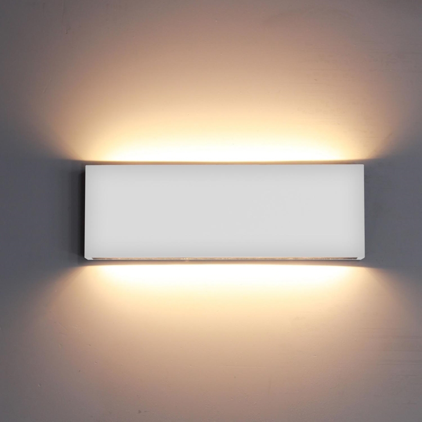 Top Light - LED-ulkoseinävalaisin OBLIGO LED/12W/230V IP65 valkoinen