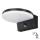 Top Light - LED Ulkovalo anturilla NOVARA LED/15W/230V IP65 musta