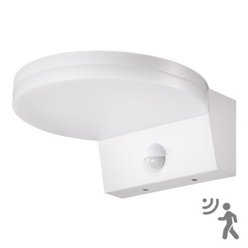 Top Light - LED Ulkovalo anturilla NOVARA LED/15W/230V IP65 valkoinen
