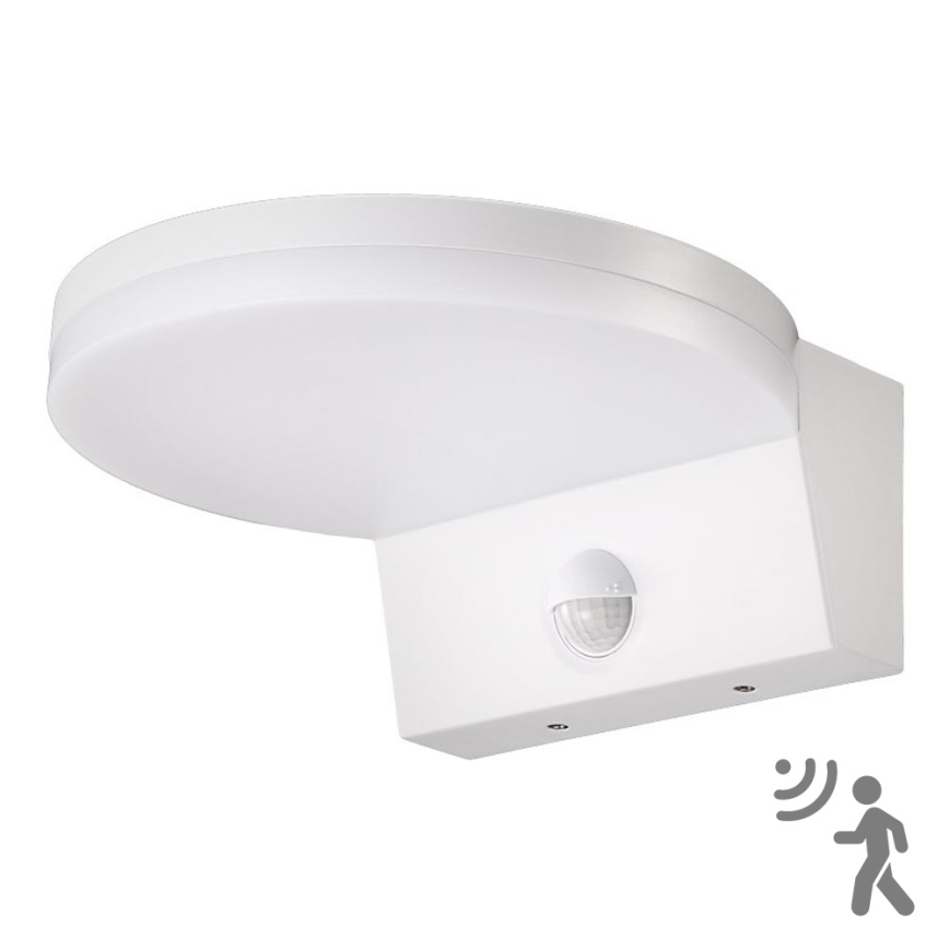 Top Light - LED Ulkovalo anturilla NOVARA LED/15W/230V IP65 valkoinen