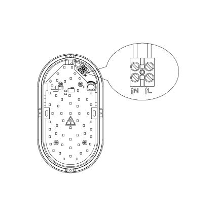 Top Light - LED Ulkovaloitusvalo BARI LED/15W/230V 4000K IP54