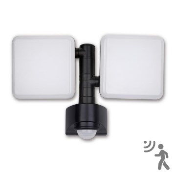 Top Light Lucca 2 PIR - LED Ulkovalo anturilla LUCCA 2xLED/10W/230V IP54