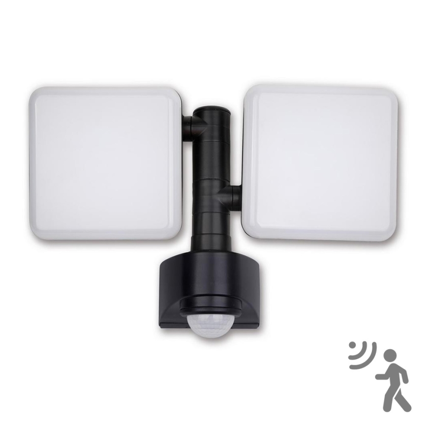 Top Light Lucca 2 PIR - LED Ulkovalo anturilla LUCCA 2xLED/10W/230V IP54