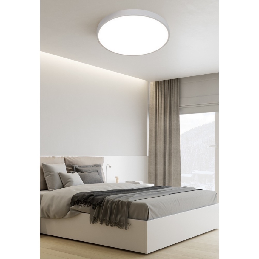 Top Light Metal 40B +kaukosäädin - Himmennettävä LED-kattovalaisin METAL LED/51W/230V valkoinen + kauko-ohjaus